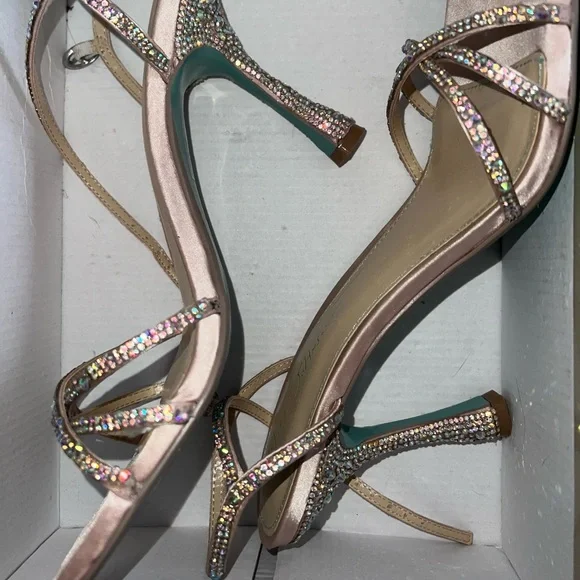 Betsey johnson sparkly heels - Picture 2 of 3